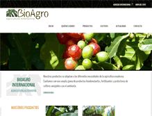 Tablet Screenshot of bioagrointernacional.com
